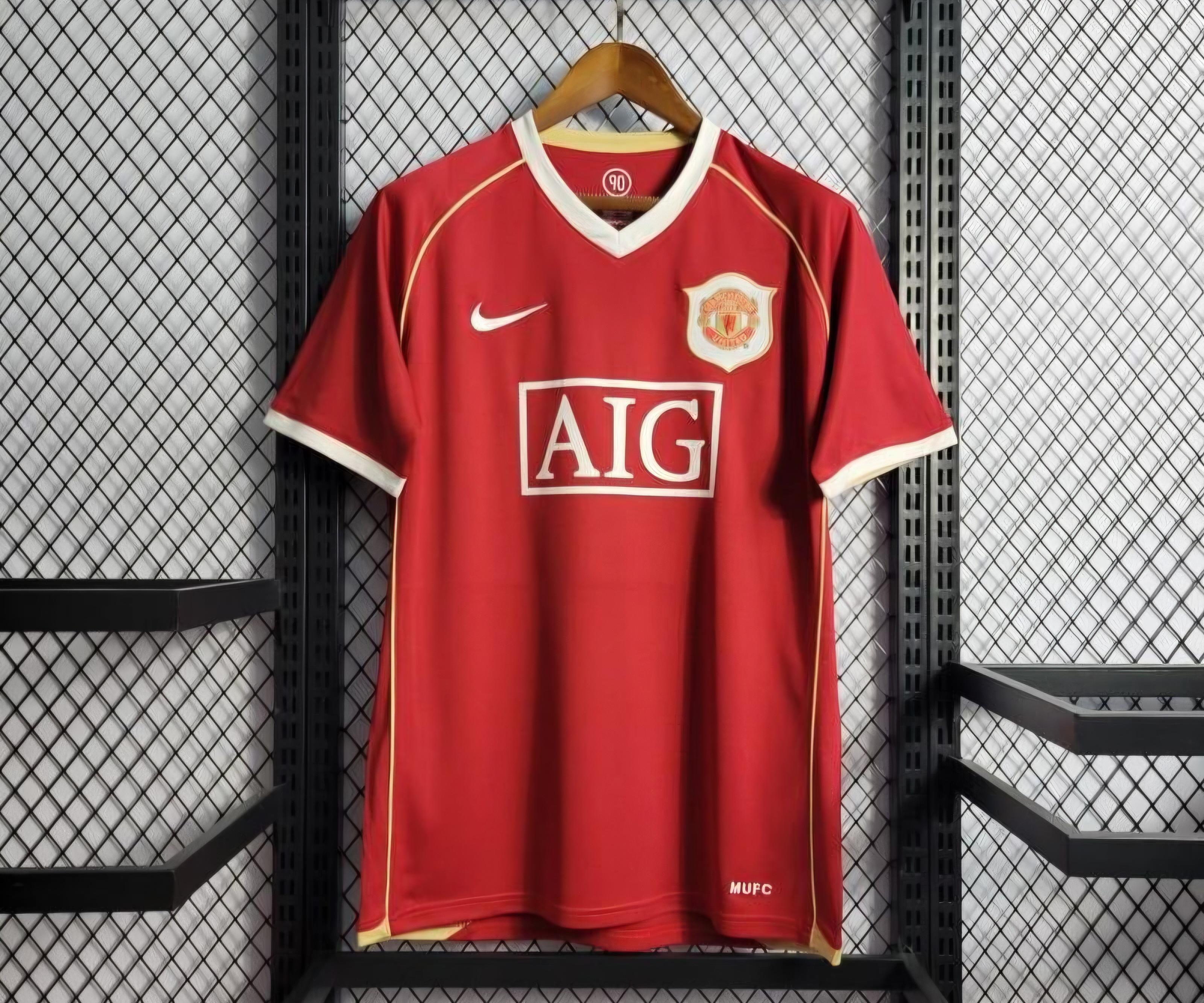 Retro Manchester United Home Jersey 06/07