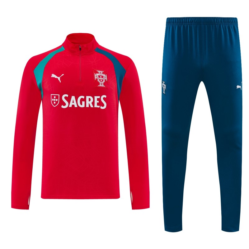 Portugal Half Zipper Training Suit 2026