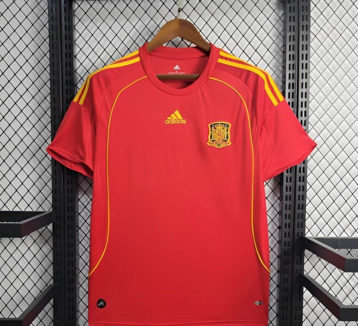 Spain Home Jersey 2010 Retro