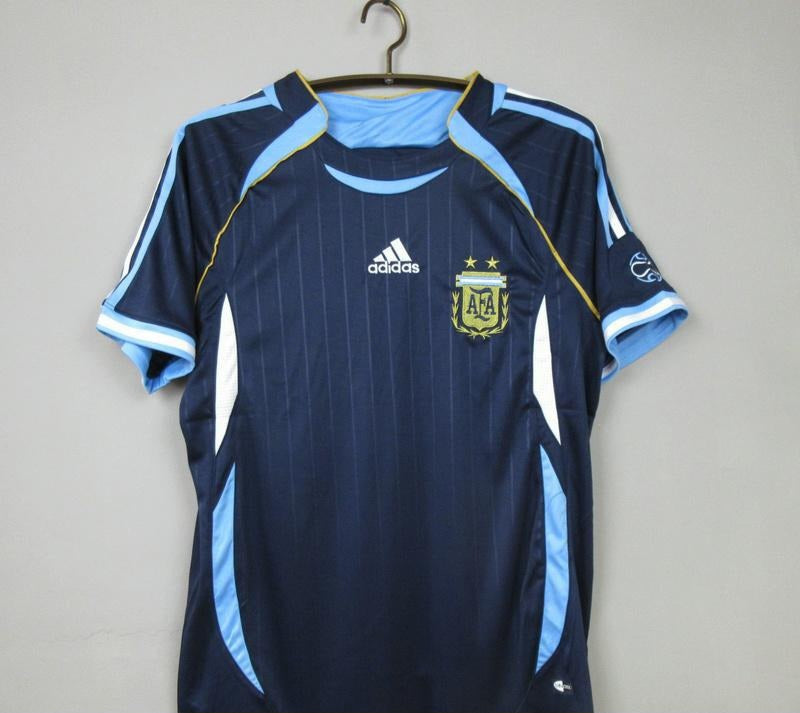 Retro Argentina Away Blue Jersey 2006