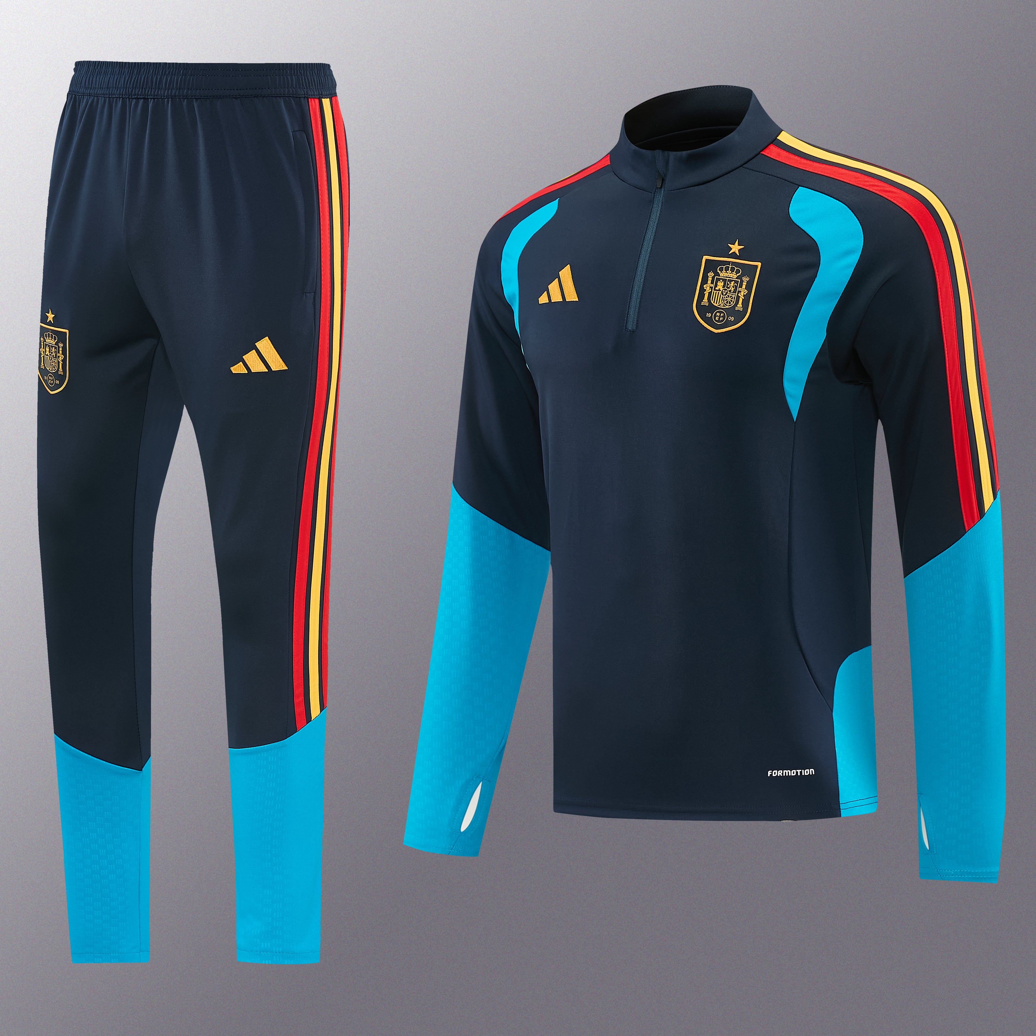 Spain Half Zipper Training Suit 26/27