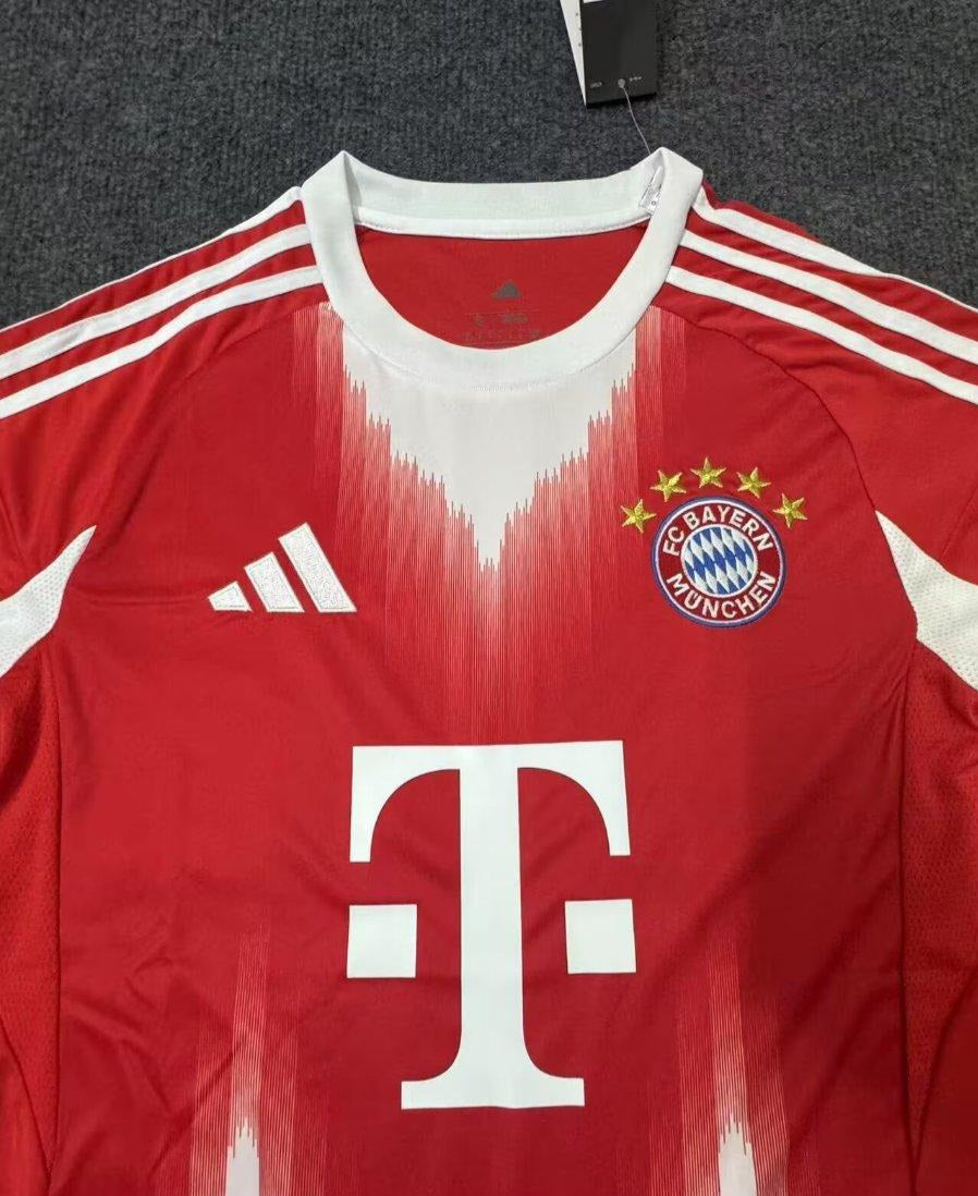 Bayern Munich Home Short Sleeve Jersey