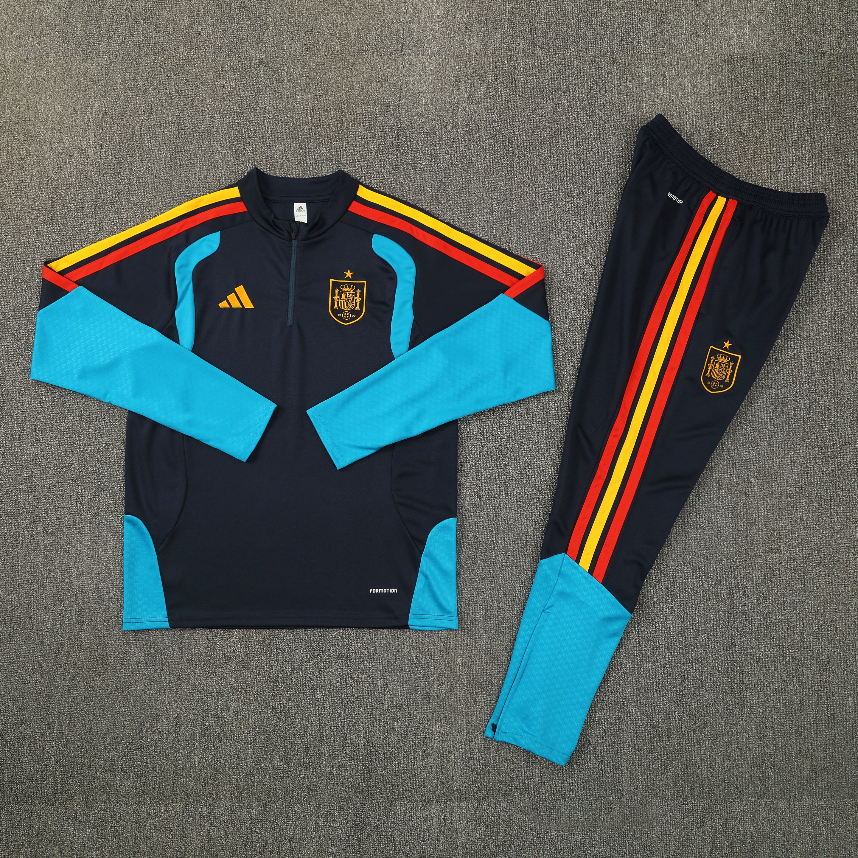 Spain Half Zipper Training Suit 26/27