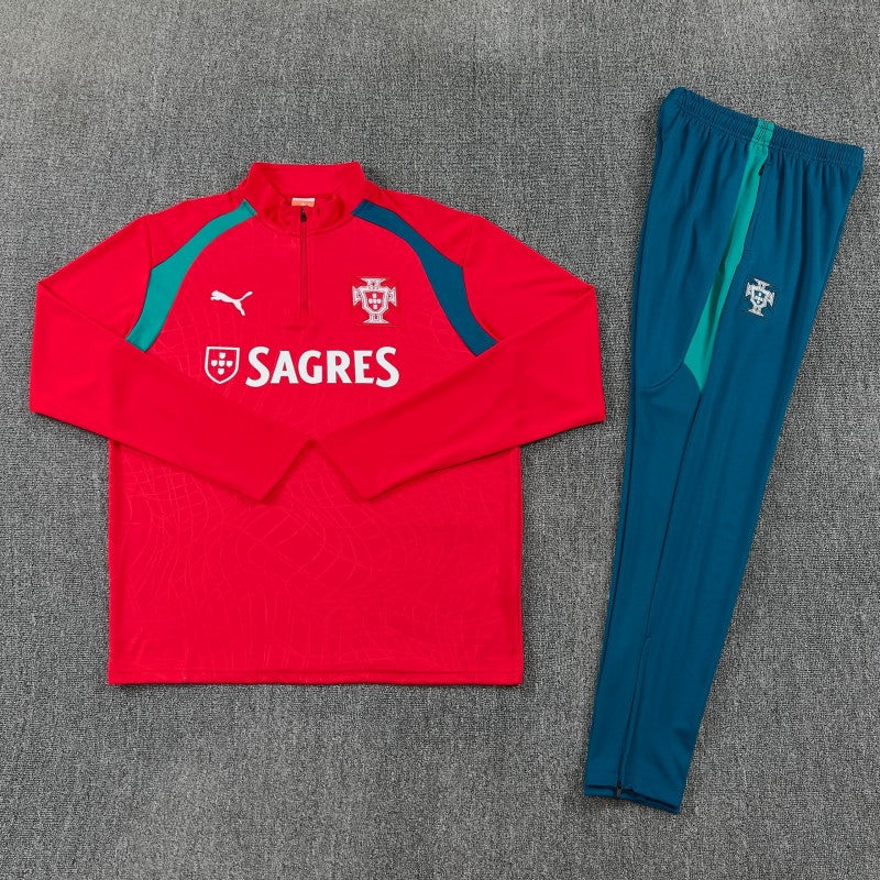 Portugal Half Zipper Training Suit 2026